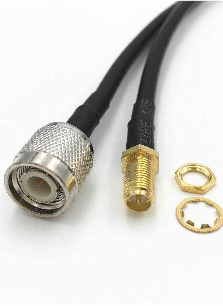 Ohm OHM TNC Male to RP-SMA Female Antenna Cable RG58  - Image 3