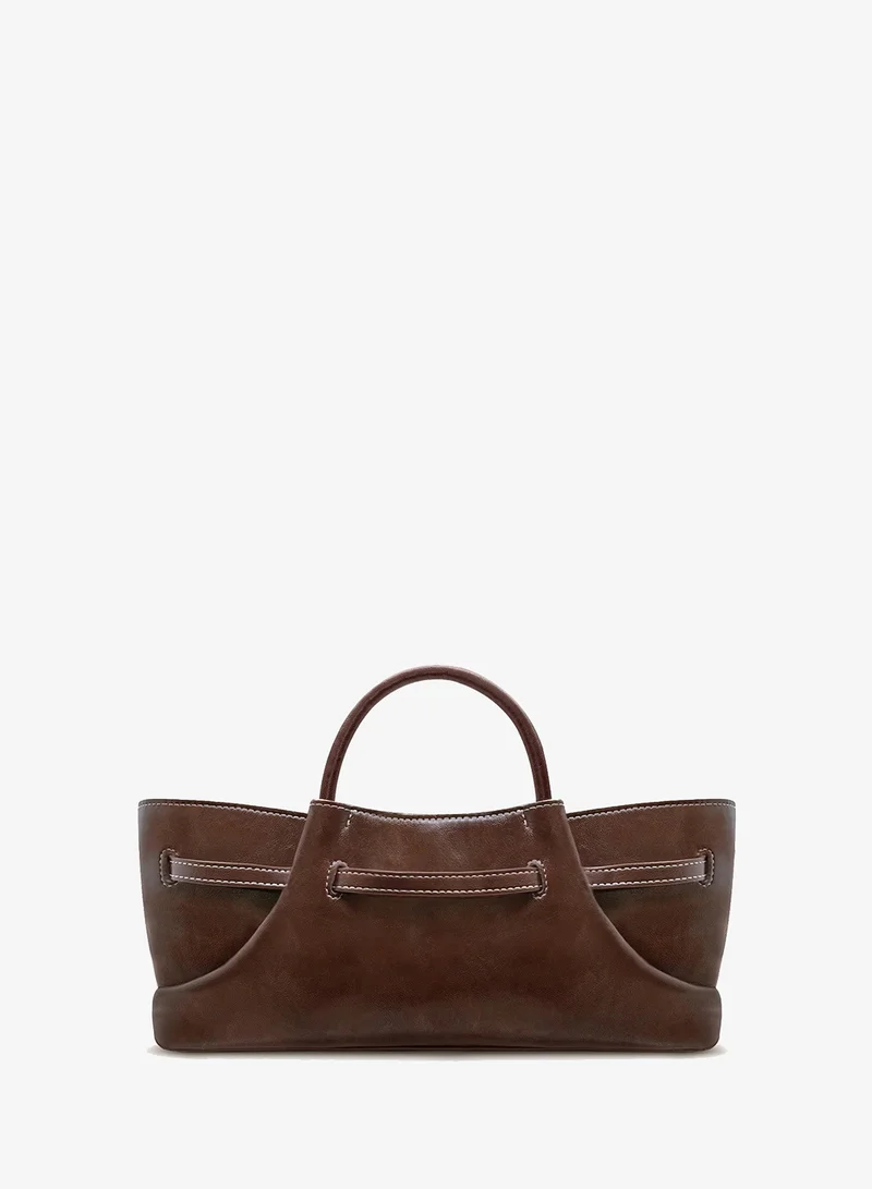 JW PEI Maeve Dachshund Metal Charm Tote Bag