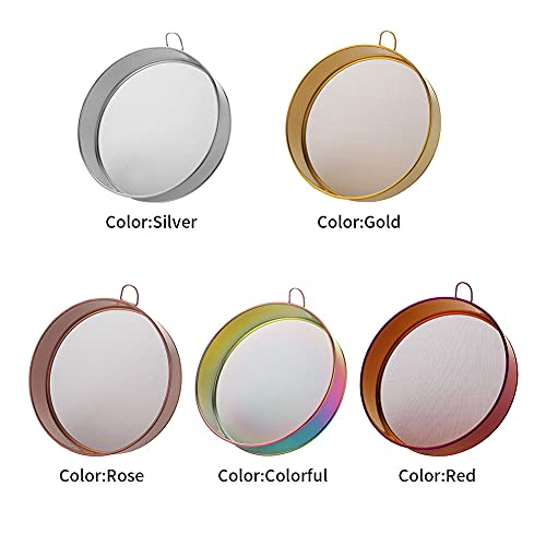 Melostu Stainless Steel Flour Sieve - Fine Mesh, 80 Mesh, Durable Professional Round (Silver) - Image 3