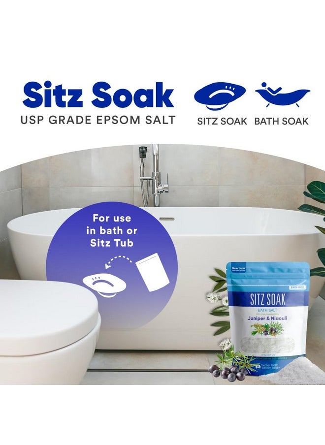 Better Bath Better Body Sitz Bath Soak 2-Lbs Sitz Salt Epsom Salt Hemorrhoid Soothing with Pure Essential Oils in BPA Free Pouch with Press-Lock Seal Made in USA  - Image 2