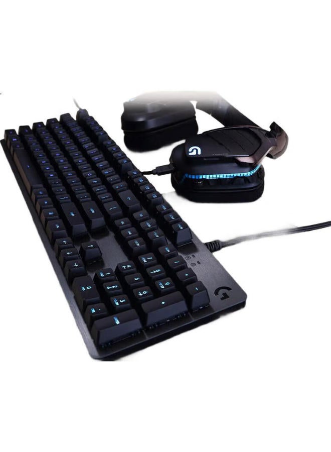 G (G) G512 Mechanical Gaming Keyboard With Rgb Backlit, Wired Full Size Chicken Eating Macro Programming Keyboard G512-C Axis (Blue Switch) - Image 2