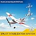 volantexrc RC Plane Trainer 3CH Remote Control Airplane with Prop Saver 6Axis Gyro Stabilizer 3 Modes to Fly Hobby Radio Controlled Aircraft RTF for Beginners Adults 400mmRed - Image 4