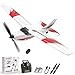 volantexrc RC Plane Trainer 3CH Remote Control Airplane with Prop Saver 6Axis Gyro Stabilizer 3 Modes to Fly Hobby Radio Controlled Aircraft RTF for Beginners Adults 400mmRed - Image 2