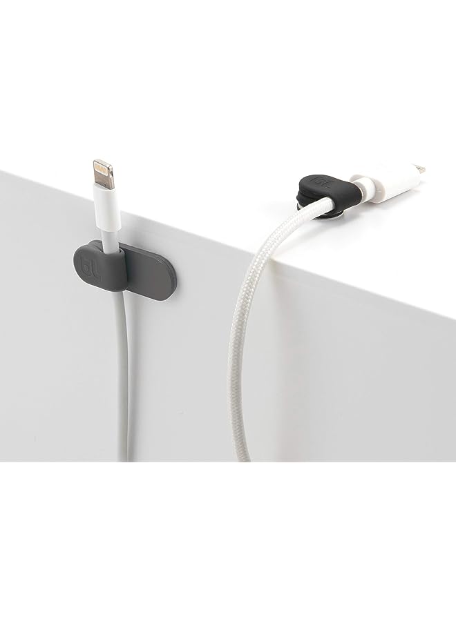 blueLounge MAGDROP Magnetic Cable Tie - Neodymium Magnetic Cable Wrap w/ 3M Tape, Works w/Most Charging Cables, Includes Peel & Stick Base Plate, Sticks Anywhere - Large - Image 1