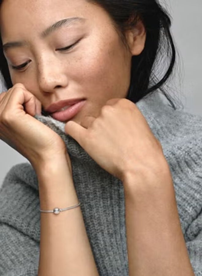 Chomel Jewelry Women‘s Snake Chain 925 Silver Bracelet - Image 2