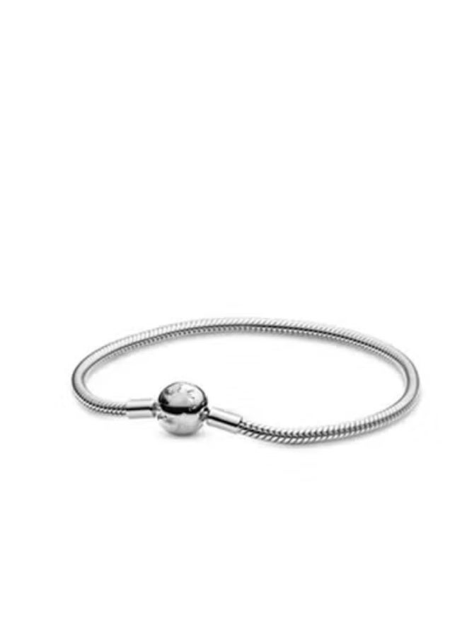 Chomel Jewelry Women‘s Snake Chain 925 Silver Bracelet - Image 1
