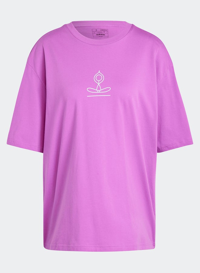 Adidas Yoga Stay Balanced Graphic T-Shirt - Image 1
