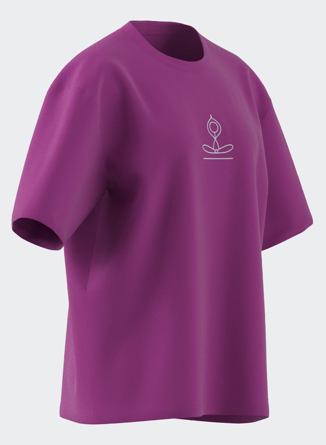 Adidas Yoga Stay Balanced Graphic T-Shirt - Image 2