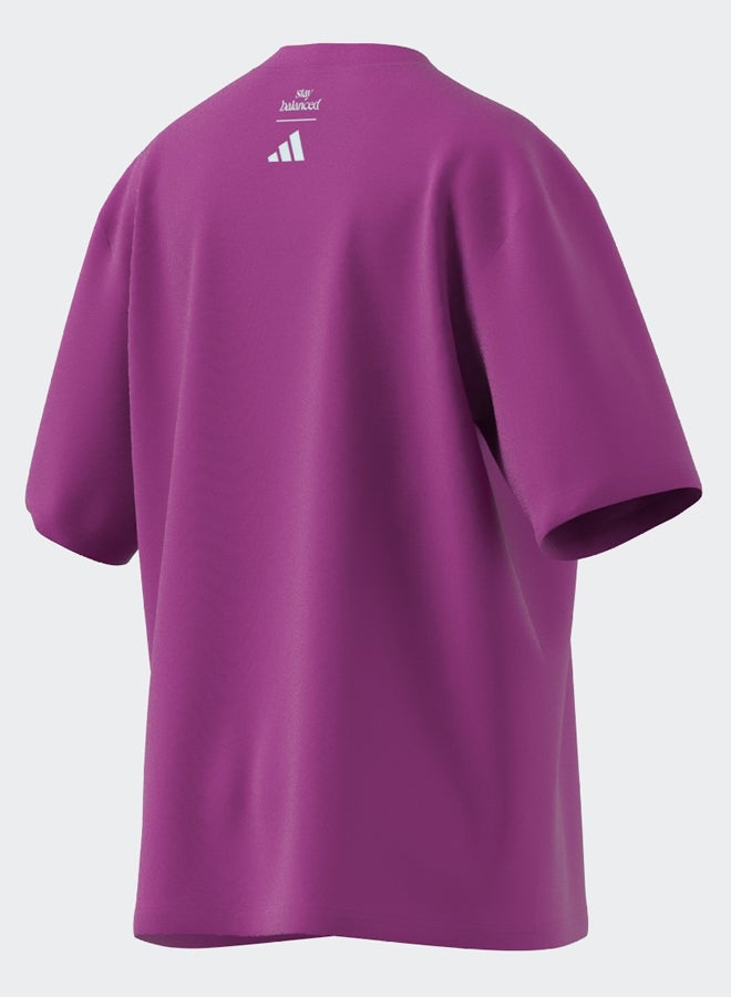 Adidas Yoga Stay Balanced Graphic T-Shirt - Image 4