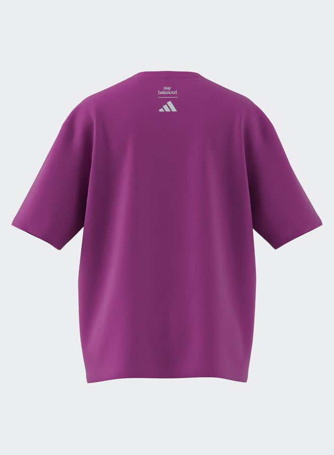 Adidas Yoga Stay Balanced Graphic T-Shirt - Image 5