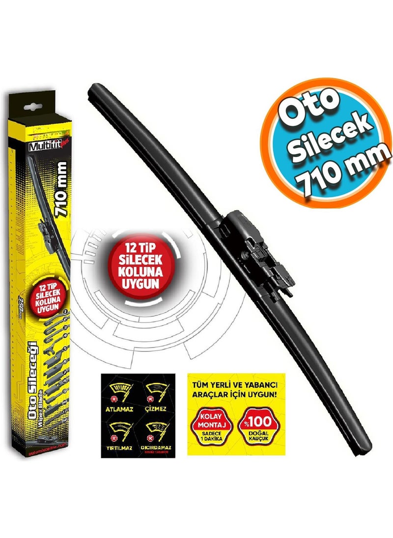 Nzb Multifit Car Vehicle Automobile Windshield Rear Windshield Wiper Banana Wiper 710 mm 39691  - Image 1