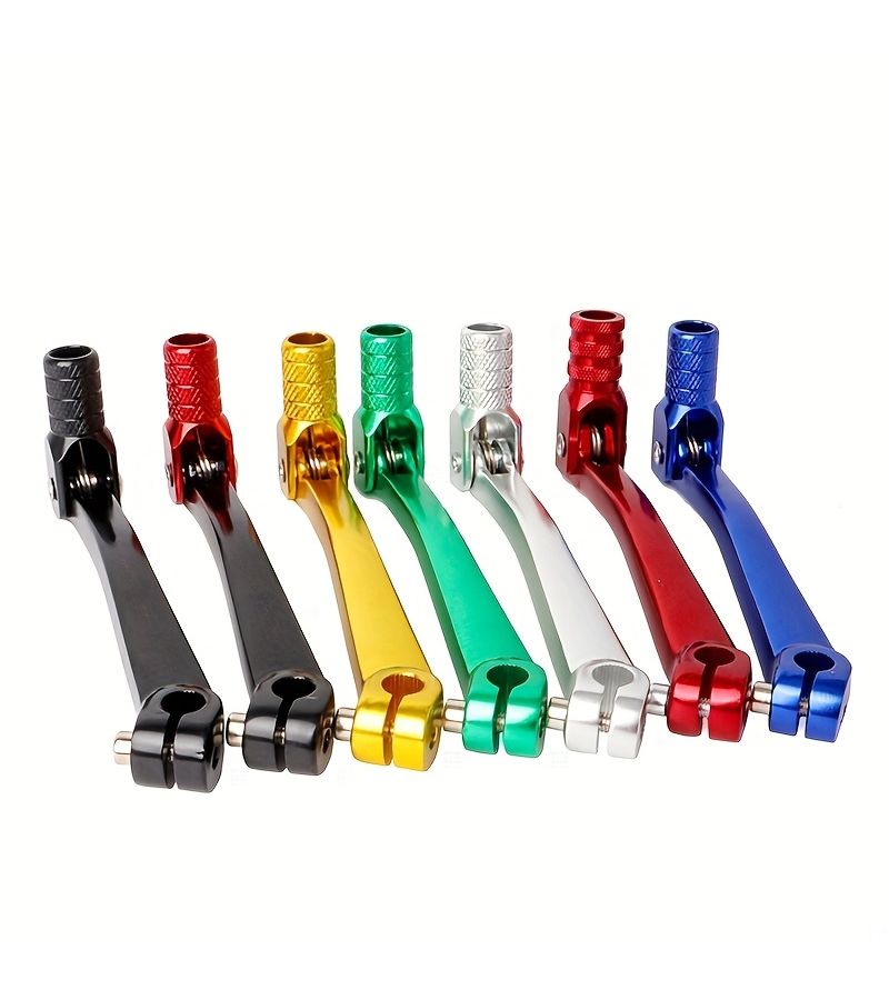 Blue CNC Folding Gear Shift Lever For KTM Suzuki Yamaha ATV Dirt Bike 125 250cc - Image 3