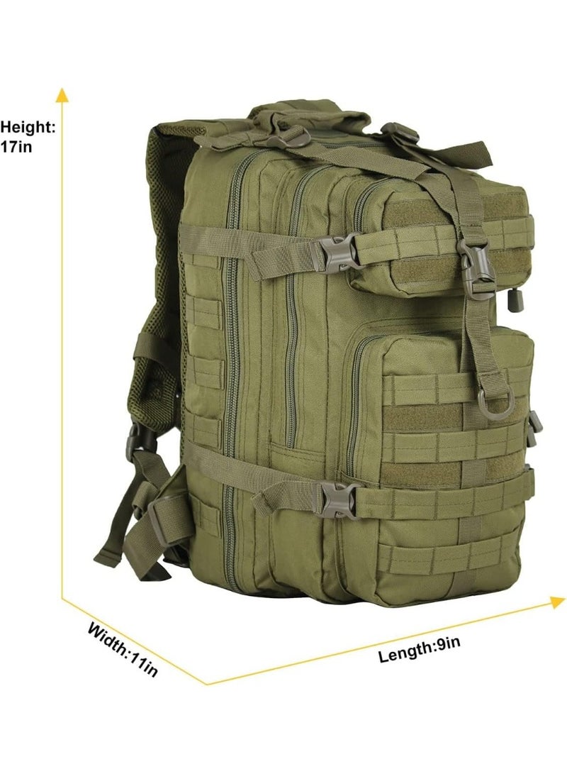 Bukela Small Military Tactical Backpack 30L Assault Backpack Tactical Bag for Outdoor,Hiking, Camping Travel (Green) - Image 5