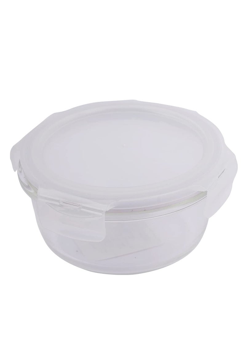 LOCK & LOCK - Lock&Lock Euro Round Bake and Store Container, 380ml, Transparent - Image 1