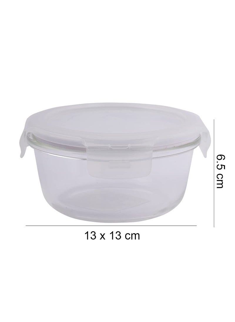 LOCK & LOCK - Lock&Lock Euro Round Bake and Store Container, 380ml, Transparent - Image 1