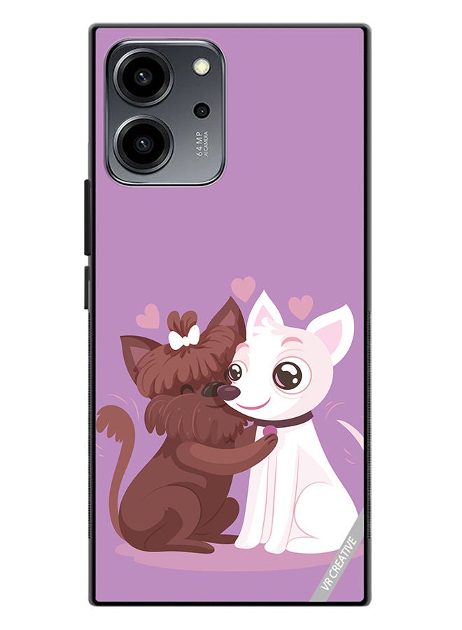 VR CREATIVE Protective Case Cover For Honor 80 SE Love Bear Design Multicolour - Image 1