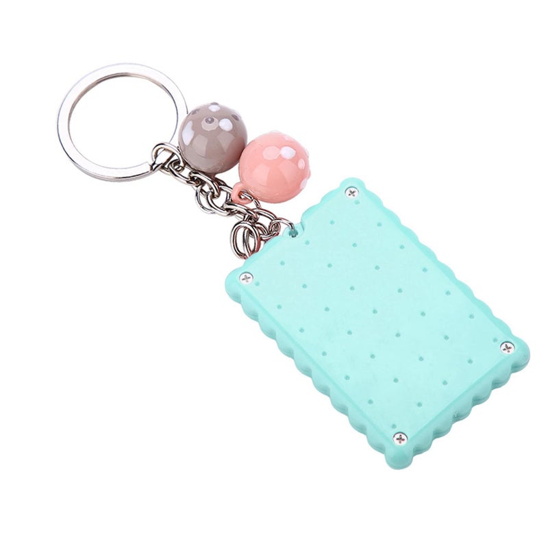 Green Portable Pocket Calculator With Key Chain Cute Color Design - Image 4