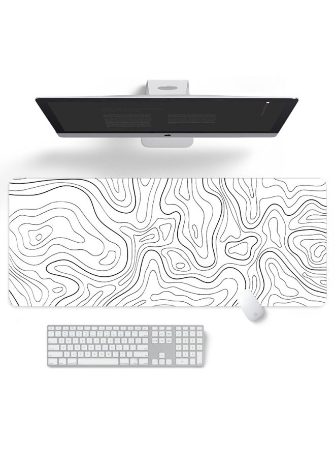 Digital Computer Mouse Pad Gaming Mouse Mat High Precision Control Surface Non-slip Rubber Base Mousepad Gamers Office Workers-Color:300x600x2-Pattern:19