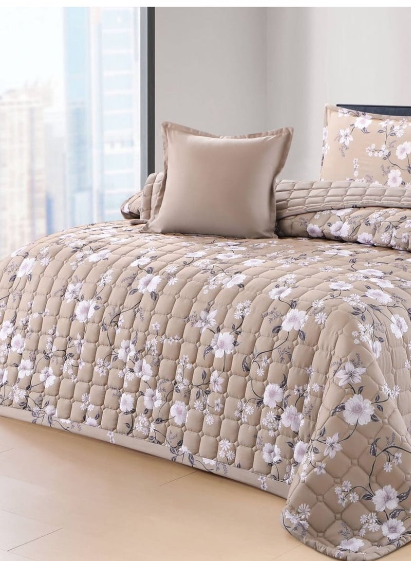 Brides Double bed comforter set, 6 pieces, floral pattern, size 250 * 230 cm - Image 1
