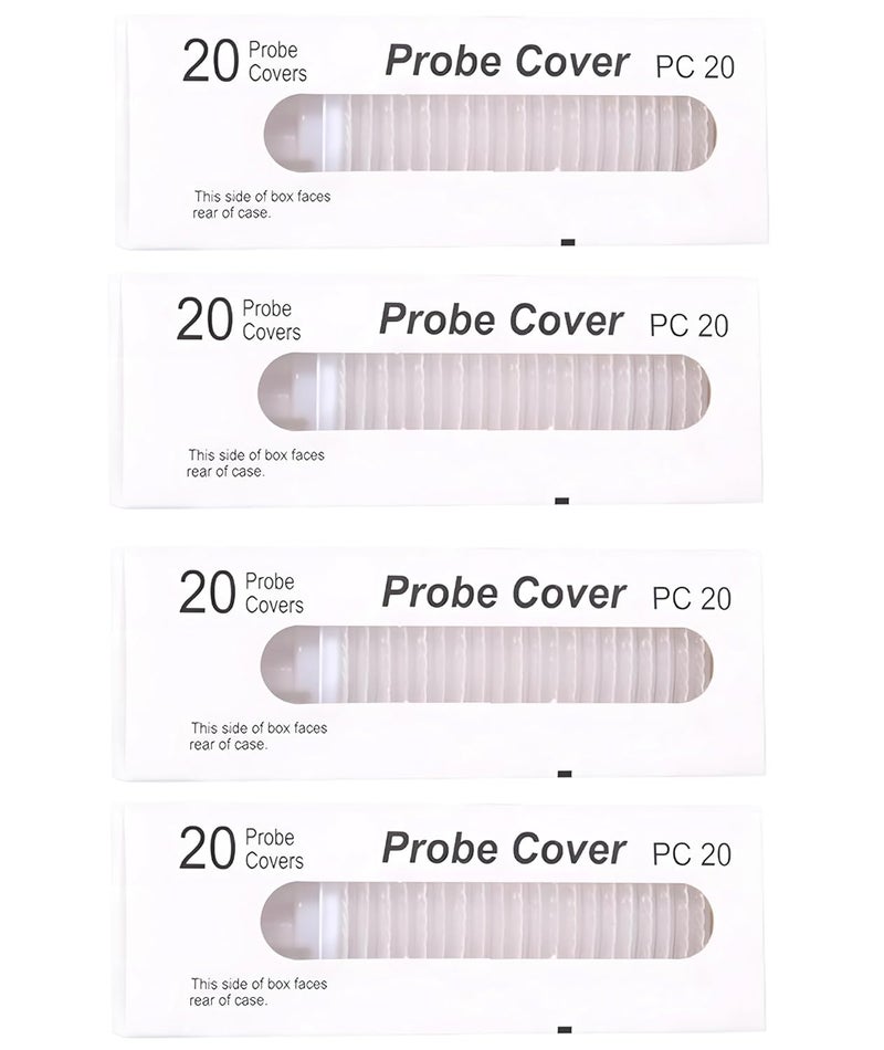 Buildcon Disposable Ear Thermometer Covers, Hygienic Probe Covers for Accurate Temperature Measurement, Compatible with Various Ear Thermometers, Ideal for Home and Clinic Use (80) - Image 1