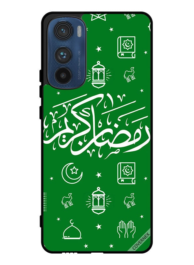 Covernex Protective Case Cover For Motorola Edge 30 Ramadan Kareem Green - Image 1