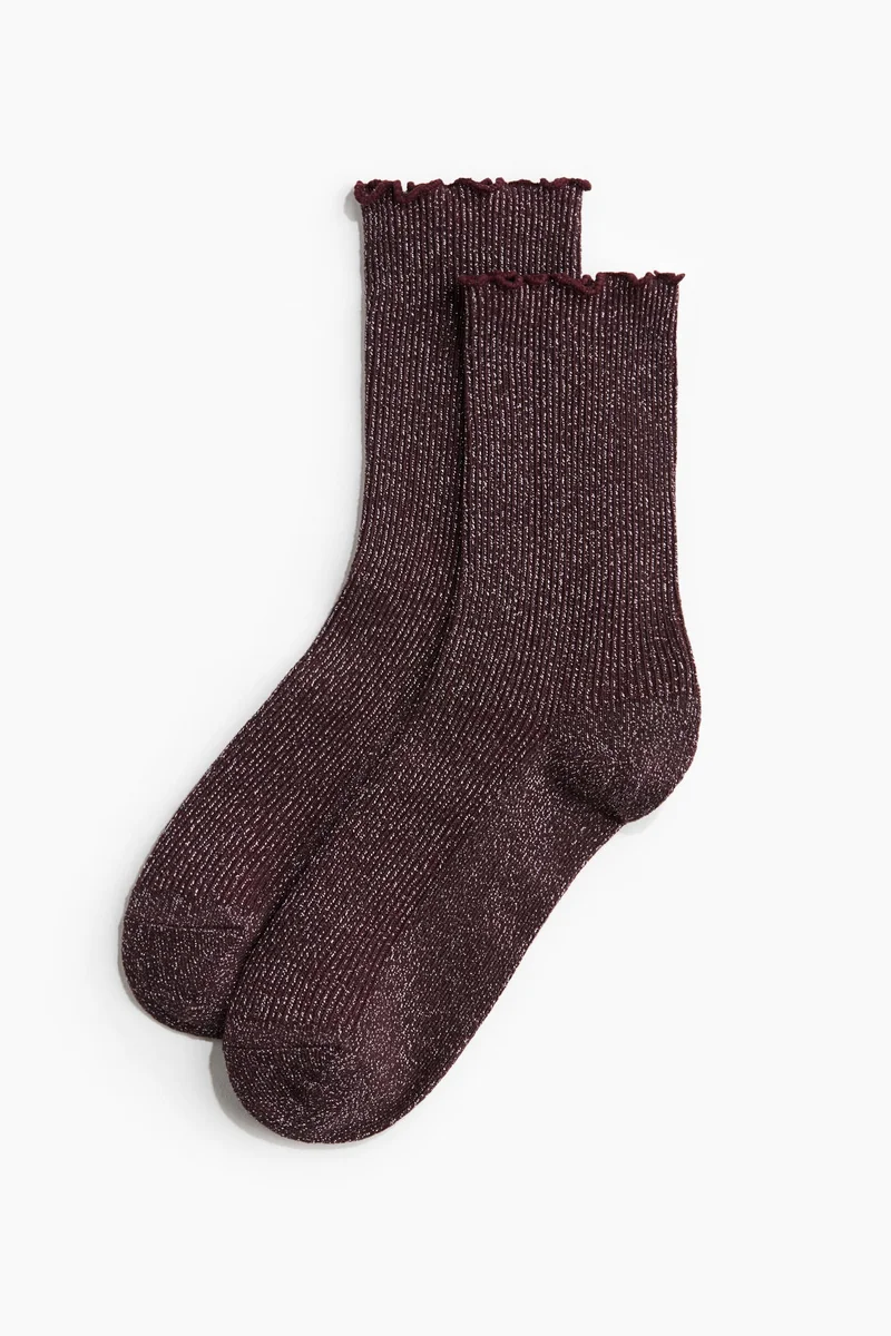 H&M 5-pack rib-knit socks