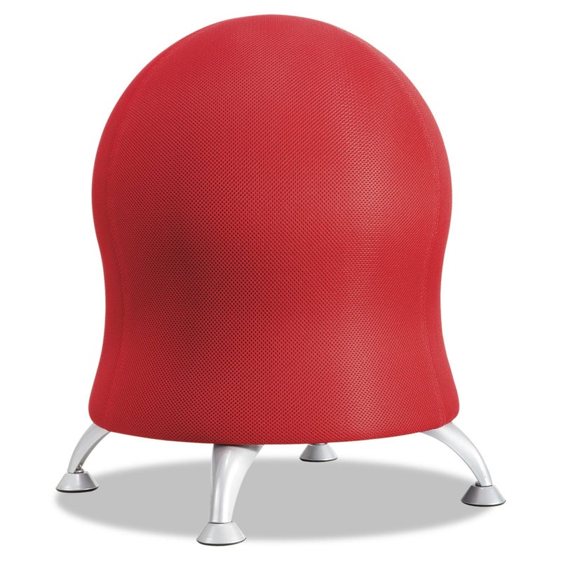 Safco Safco Zenergy Inflatable Chair Active Seating AntiBurst Ball Chair for Home Office and Classroom Crimson Mesh 