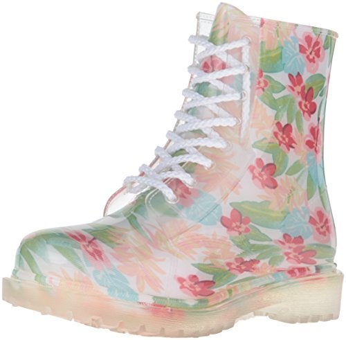 Dirty Laundry by Chinese Laundry Women's Roadie Hawaiian Rain Boot, White, 8 M US - Image 3