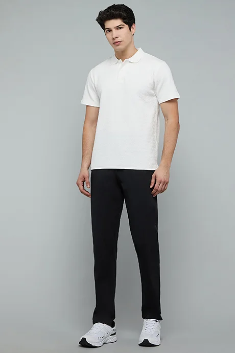 أر أند بي Jacquard Polo T-Shirt with Short Sleeves