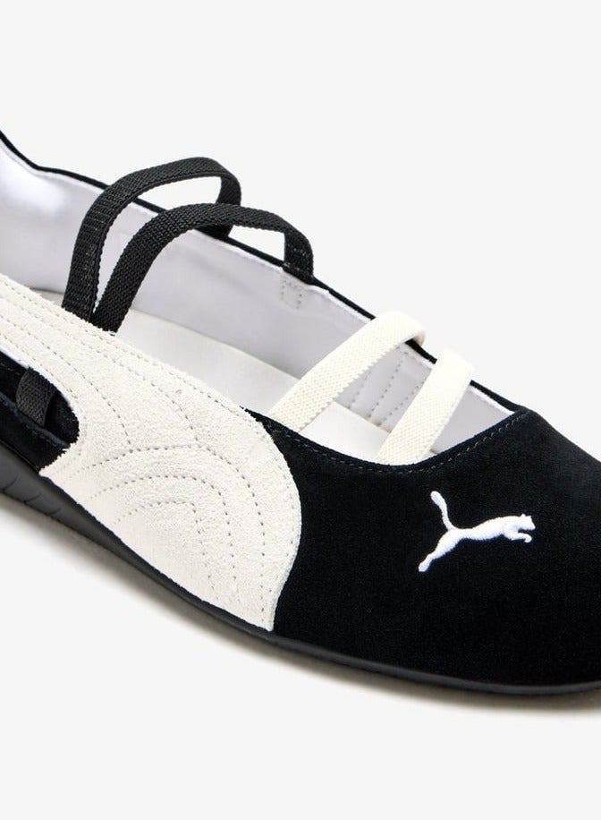 pumagolf حذاء باليه PUMA Speedcat للنساء | أسود/أبيض | أحذية مريحة - Image 3