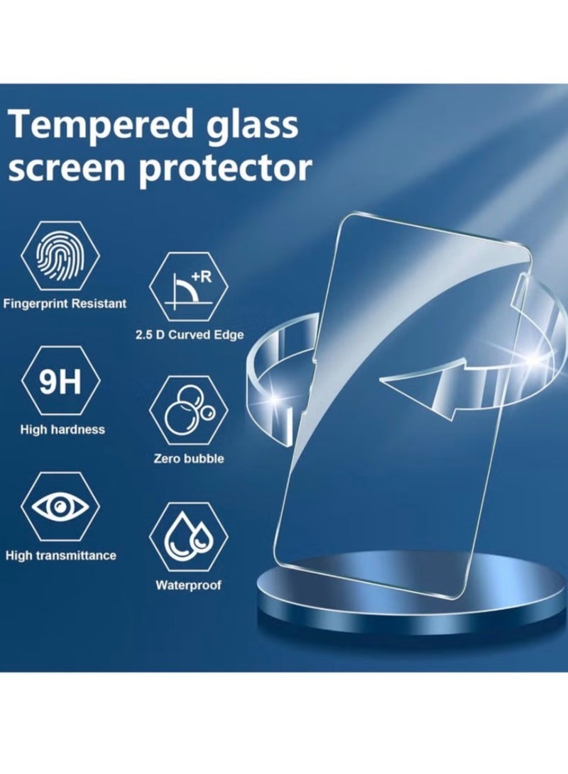 واقي شاشة لجهاز iPad (A16) الجيل الحادي عشر/العاشر (2025/2022) - زجاج مقسّى شفاف عالي الدقة، تطبيق خالٍ من الفقاعات وحماية متينة للشاشة. - Image 3