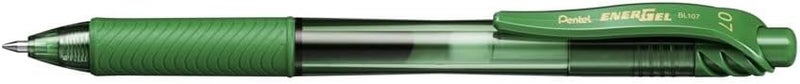 Pentel Energel X Retractable Liquid Gel Roller, 0.7mm Medium Point Size, Green Ink, Box Of 12 - Image 3