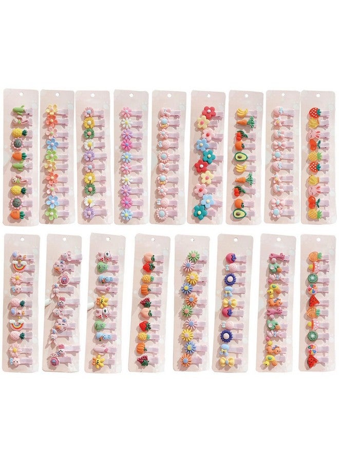 FZBNSRKO 40pcs Assorted Hair Clips - Cute Animal, Flower and Fruit Patterns for Infants, Toddlers and Children (Mixed Colors) - Image 1