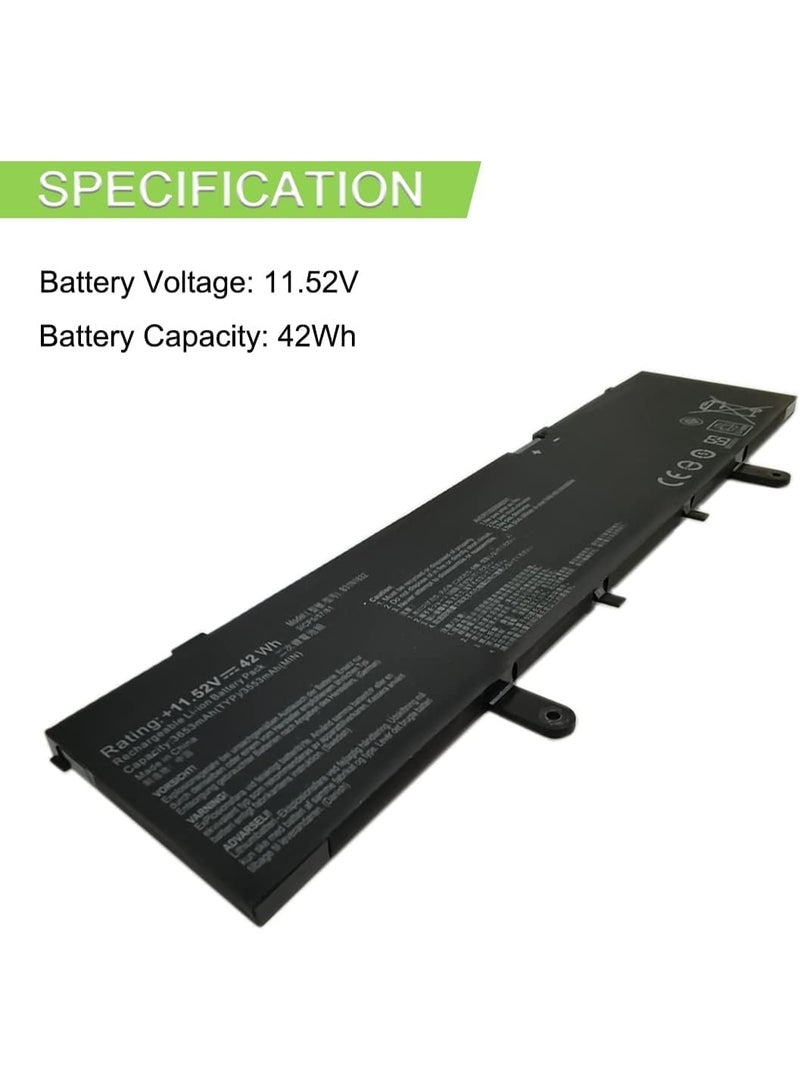 Terabyte 11.55V 3727mAh 42Wh B31N1632 3ICP5/57/81 0B200-02540000 Replacement Laptop Battery for ASUS Vivobook 14 X405 X405U X405UA - Image 2