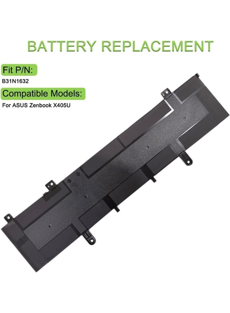 Terabyte 11.55V 3727mAh 42Wh B31N1632 3ICP5/57/81 0B200-02540000 Replacement Laptop Battery for ASUS Vivobook 14 X405 X405U X405UA - Image 3