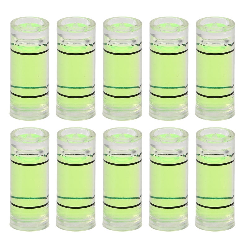 10Pcs Mini Bubble Spirit Levels Portable Pocket Leveling Tool For Woodworking - Image 2