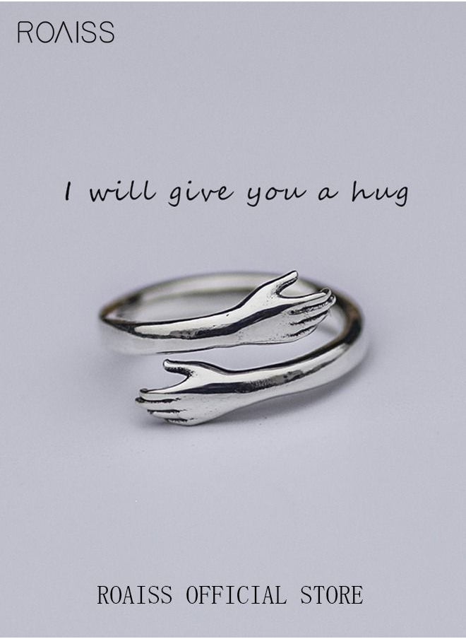 roaiss - Finger Ring Hug Shape Adjustable Size for Men - Image 1