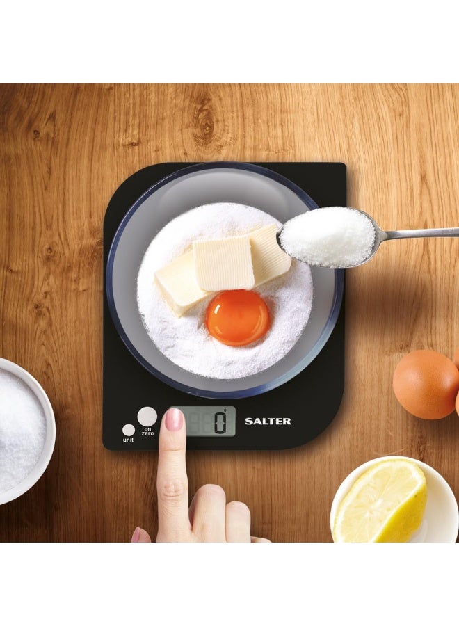 سالتر ميزان مطبخ رقمي من سالتر حتى 5 كجم - أسود - Image 3