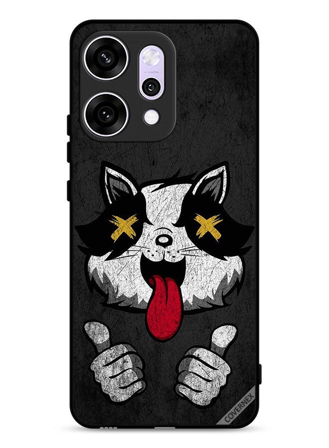 Covernex Oppo Reno14 Pro Protective Case Cover Marshmallow Cat - Image 1