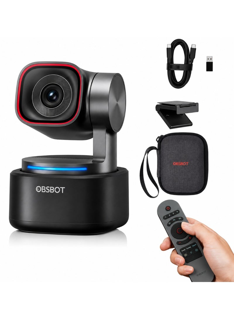 أوبسبوت كاميرا ويب OBSBOT Tiny 3 Remote Combo PTZ مدعومة بالذكاء الاصطناعي - Image 1