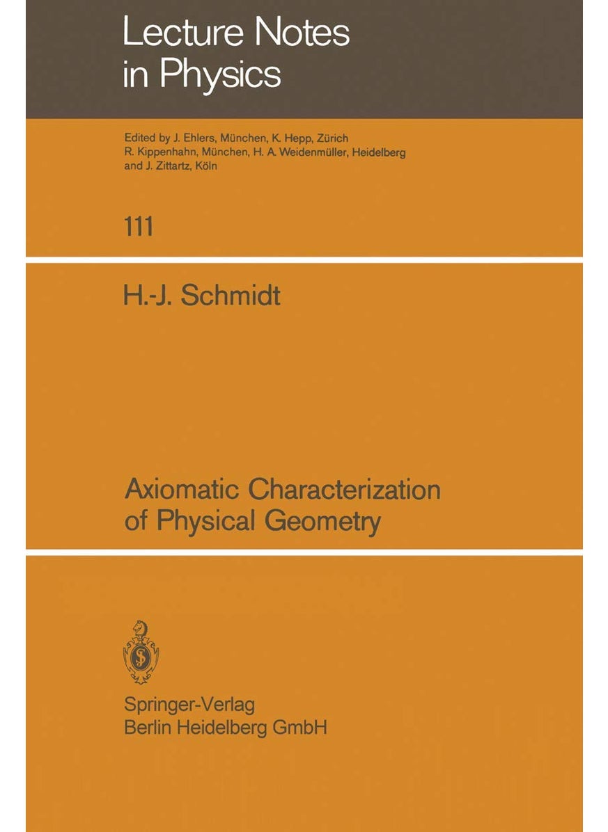 Axiomatic Characterization of Physical Geometry 