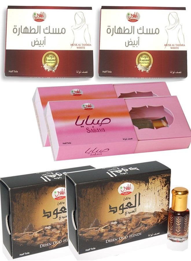 6 قطع  مسك الطهارة وصبايا  والعود الهندي 6*6 مل - pzsku/Z24B27808AA4D601C9B75Z/45/_/1672062647/be0c8476-1baf-4b08-8509-5e42d4918774