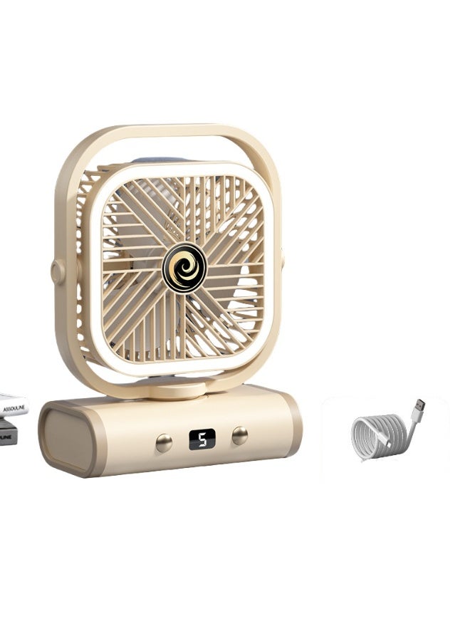 Nariele New USB Desktop Digital Display LED Electric Fan