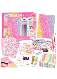 DIY Journal Kit for Girls, Scrapbook & Diary Supplies Toy Set for Ages 8-14 Year Old, Birthday Gifts for Teen Girls Craft Sets，Unleash Creativity Journaling Art Crafts Kit for Kids