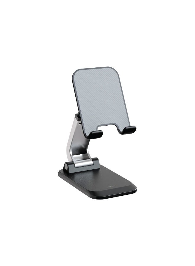 M2 Foldable Multi-Angle Phone Holder / Compatible with 4-12.9" Devices / Secure & Stable / Foldable Design / Adjustable Height - Black