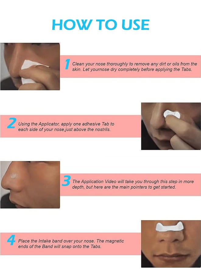 Generic - Breathing Nasal Strip Starter Kit 15 Count - Boost Oxygen Intake, Reduce Snoring, Improve Sleep Quality - No Medicine or Chemicals, Sweat Resistant, Skin Safe Nasal Strips, White Arc - Image 1