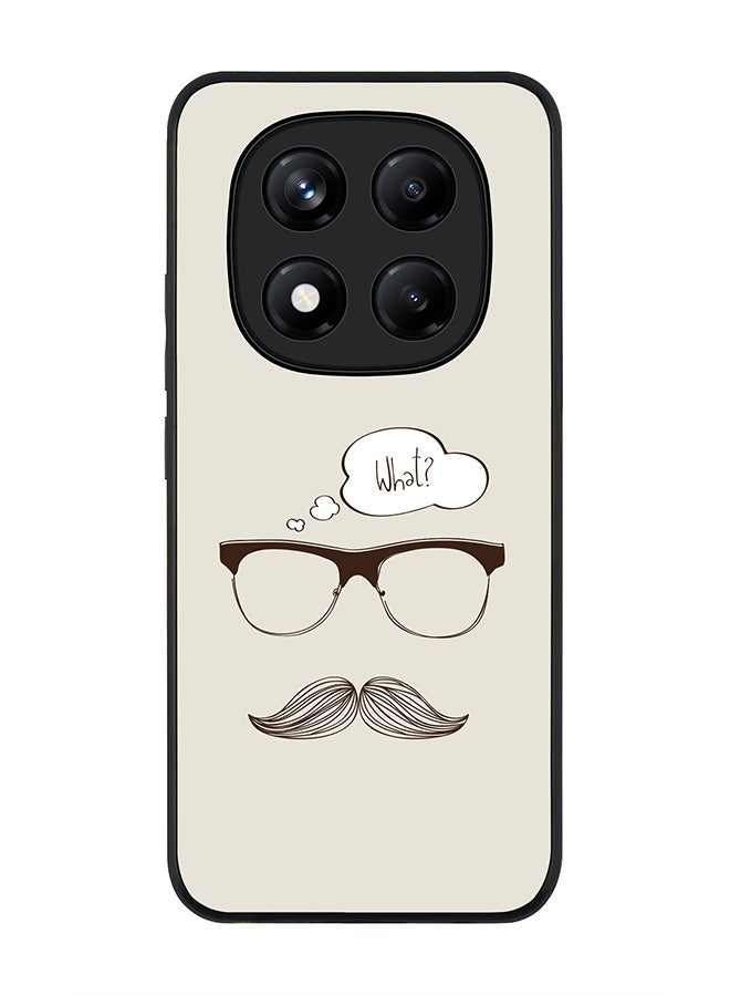 Stylizedd For Xiaomi Redmi Note 14 Pro 4G 4G Case,Slim fit Camera Protection, Shockproof Thin Phone cover  - What (Hipster) - Image 1