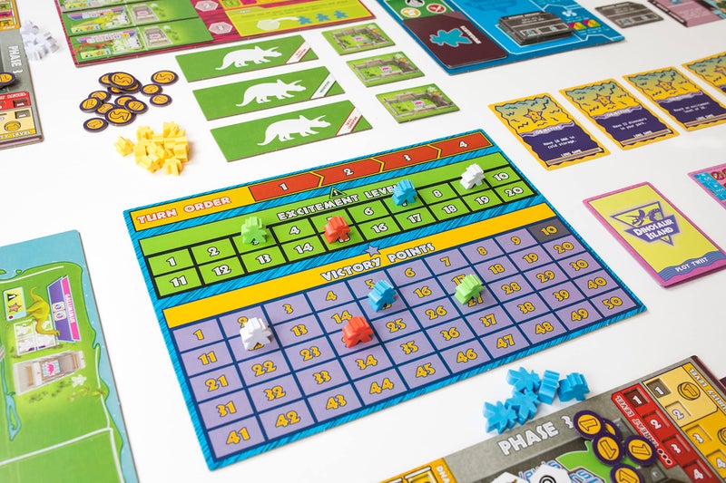 Pandasaurus Games Dinosaur Island Board Game - Create Your Own Dino Park! Worker Placement Strategy Game, Fun Family Game for Kids and Adult, Ages 8+, 1-4 Players, 60-120 Minute Playtime, Made by Pandasaurus Games - Image 2
