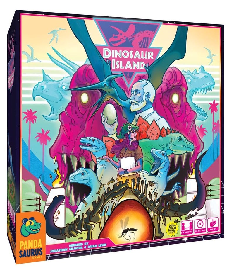 Pandasaurus Games Dinosaur Island Board Game - Create Your Own Dino Park! Worker Placement Strategy Game, Fun Family Game for Kids and Adult, Ages 8+, 1-4 Players, 60-120 Minute Playtime, Made by Pandasaurus Games - Image 5