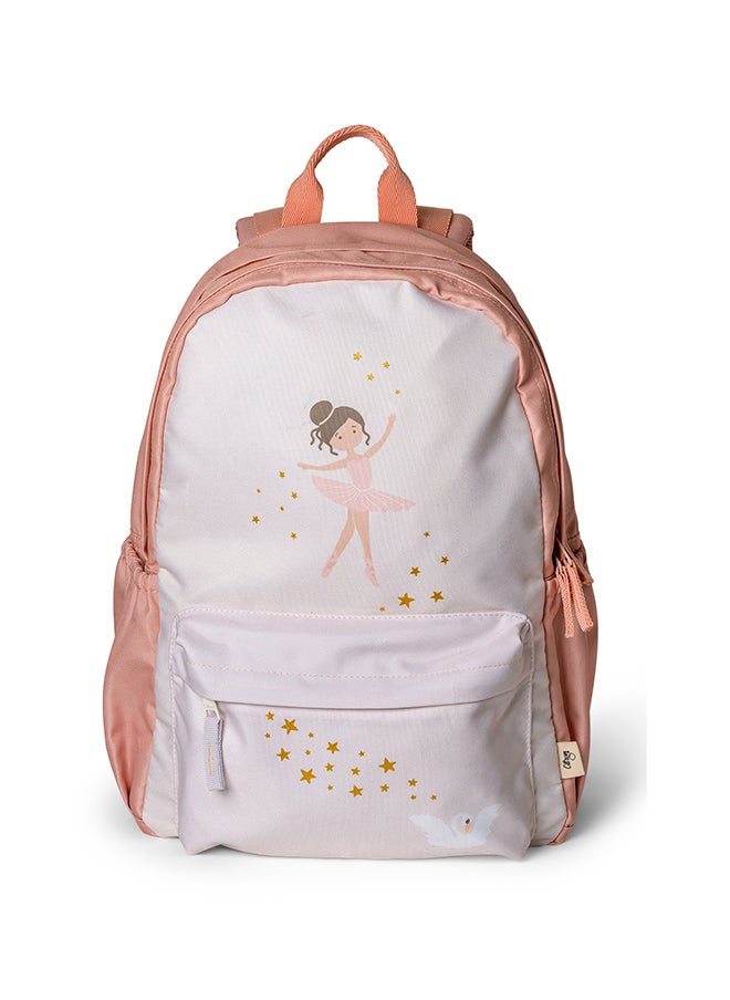 Citron Grand Backpack - Ballerina - Spacious & Durable School Backpack for Kids - Eco-Friendly RPET Fabric - Multiple Compartments & Padded Straps - Ideal for Travel & School  - Image 1